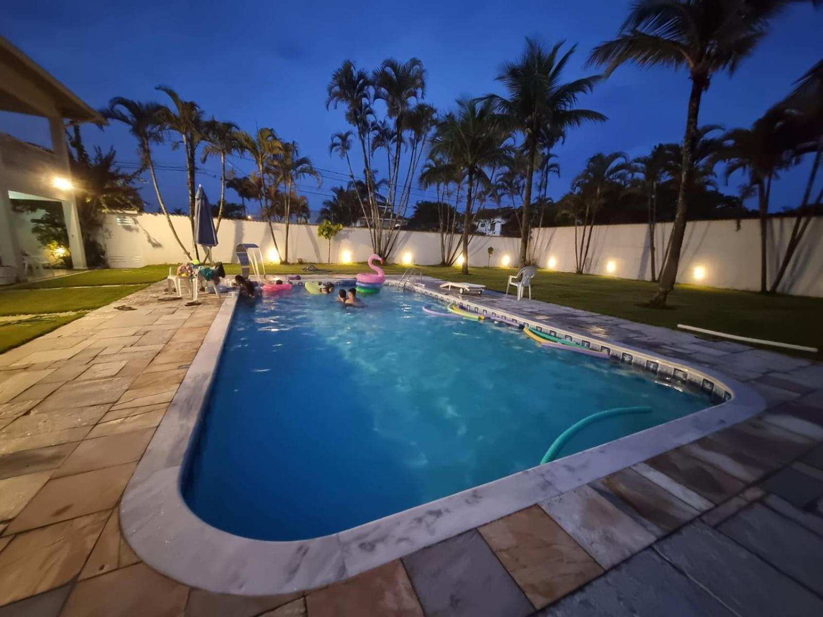 Casa Eventos E Temporada Com 4 Suites, Piscina, Churrasqueira, Wi-Fi, Ar Condicionado - Proximo Praia Mar Casado E Pernambuco - Guaruja - Exterior foto